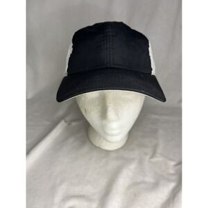 Greg Norman Shark Golf Hat Cap Black & White Adjustable Polyester